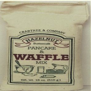 Crabtree & Company Hazelnut Pancake and Waffle Mix 18oz. (4 Pack)