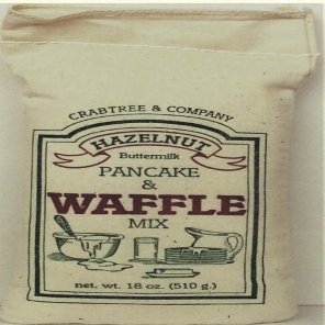 Crabtree & Company Hazelnut Pancake and Waffle Mix 18oz. (4 Pack)
