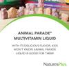 NaturesPlus Animal Parade Source of Life Children's Liquid Multivitamin - Tropical Berry Flavor - 30 fl oz - Whole Food Supplement - Vegetarian, Gluten-Free - 60 Servings view 3