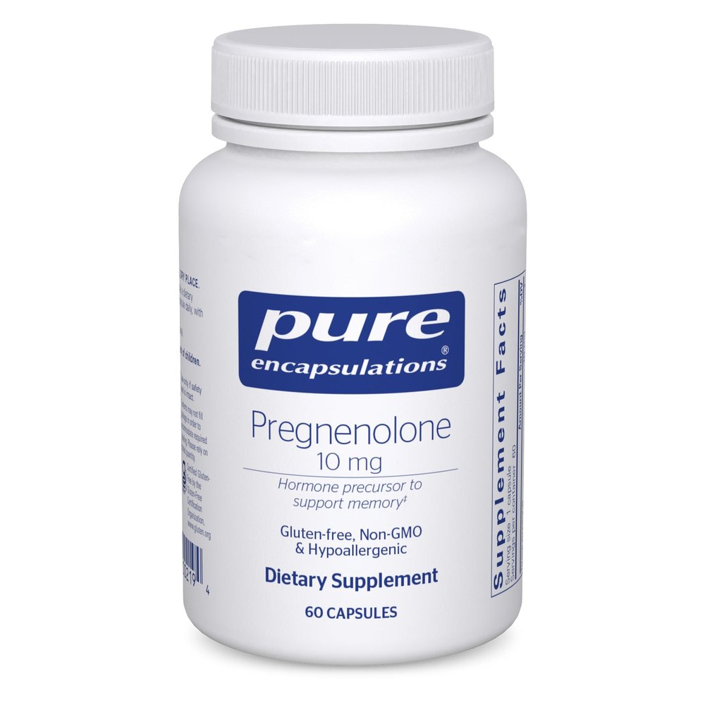 Pure Encapsulations Pregnenolone 10 mg, 60 Capsules