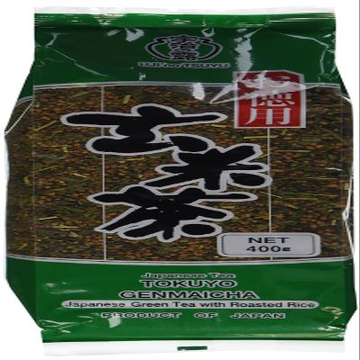Ujinotsuyu Japanese Loose Brown Rice Green Tea - Twin Packs - 2x 14.01 Oz - Genmai Cha (Genmaicha)