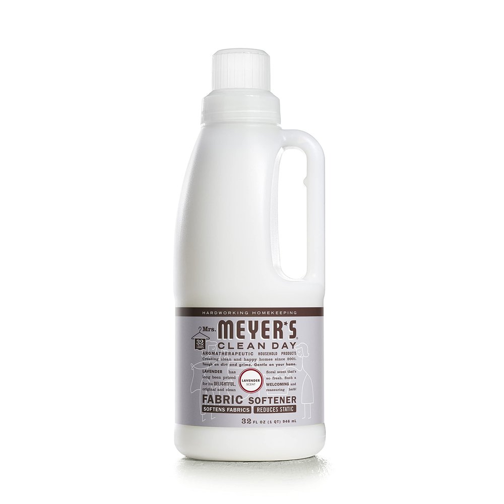 MRS. MEYER'S CLEAN DAY Liquid Fabric Softener, Made Without Parabens, Cruelty Free Formula, Lavender Scent, 32 OZ (Pack of 1)