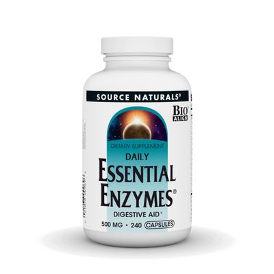 Source Naturals Essential Enzymes Digestive Aid* - 500mg - 240 Capsules