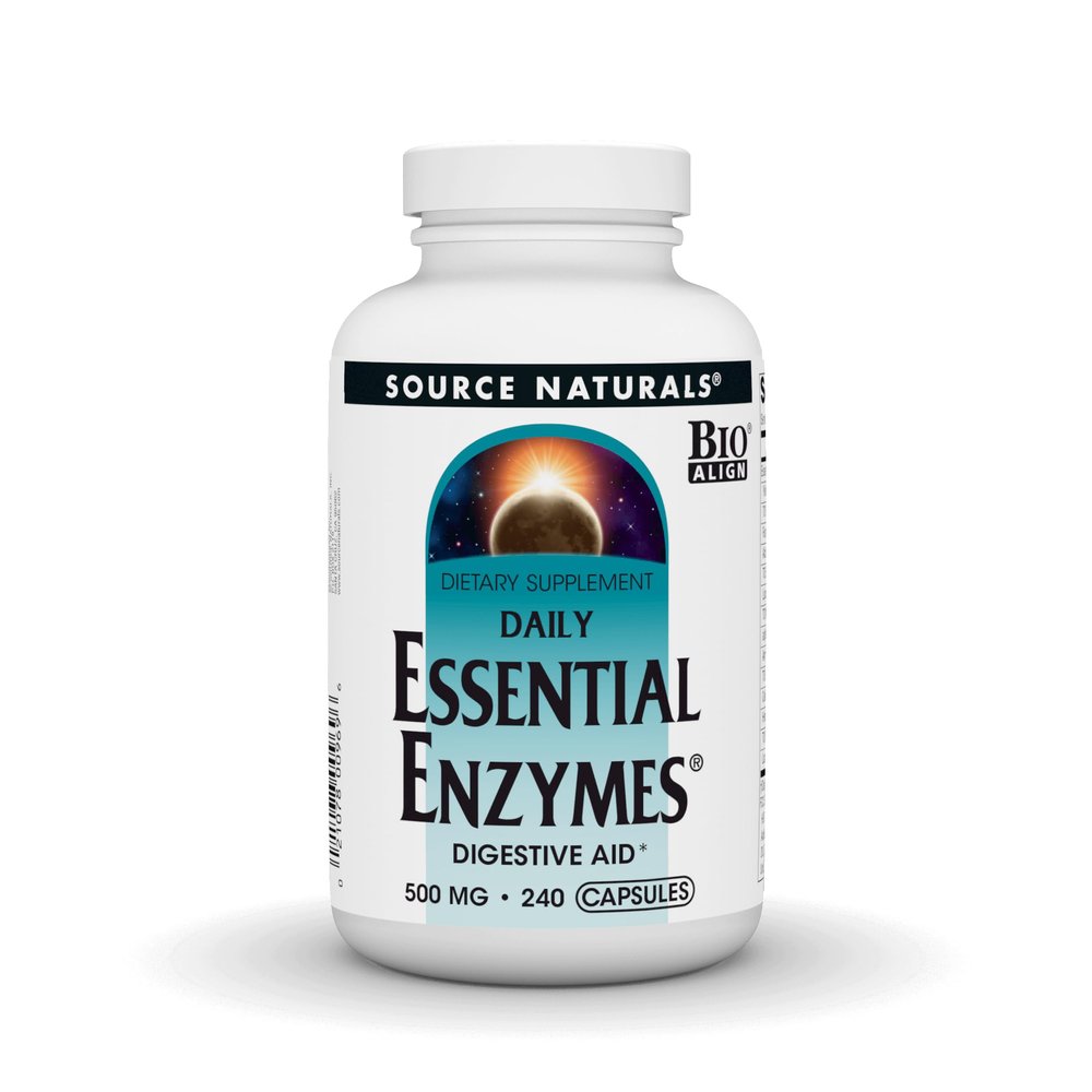 Source Naturals Essential Enzymes Digestive Aid* - 500mg - 240 Capsules