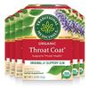 Traditional Medicinals Tea, Organic Throat Coat, Supports Throat Health, 96 Tea Bags (6 Pack) view 1