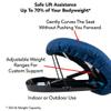 Carex Upeasy Seat Assist Plus - Portable Self-Powered Lifting Seat Cushion for Chairs, 70% Weight Support up to 340 lbs. - Lift Assist for Seniors and Mobility Support view 3