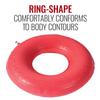 DMI Inflatable Ring Donut Seat Cushion Pillow for Hemorrhoid, Pregnancy, and Tailbone Pain, Red, 18 in view 2