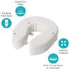 Briggs Healthcare Vinyl Cushion Toilet Seat, 4" view 2
