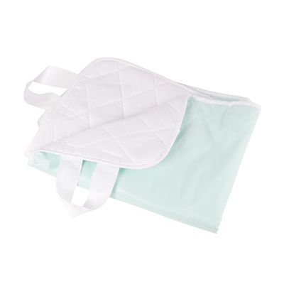 DMI Waterproof Sheet to be Used as a Bed Pad, Mattress Protector, FSA and HSA Eligible, Furniture Cover or Seat Protector with Quilted Slide Sheet and 4 Layers of Protection, With Straps, 28 x 36