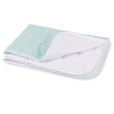 DMI Waterproof Sheet to be Used as a Bed Pad, Bed Liner, Mattress Protector, Pee Pad, Furniture Cover or Seat Protector with Quilted Slide Sheet and 4 Layers of Protection, Without Straps, 28 x 36