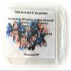 American Flag Red White Blue Wafer Paper Butterflies 1 Inch for Decorating Desserts Pack of 24 view 2