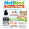 Neilmed's Sinus Rinse, Pediatric, Complete Saline Nasal Rinse Kit 60 Premixed Packets view 2