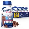 Ensure Plus Nutrition Shake With 16 Grams of Protein, Meal Replacement Shakes, Milk Chocolate, 8 Fl Oz (Pack of 24) view 1