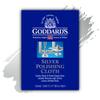 Goddard's Silver Polishing Cloth for Jewelry, Remove Tarnish on Plated or Sterling Silver, Gold, Antiques, and Leaves Tarnish Protection, 1 Cloth view 1