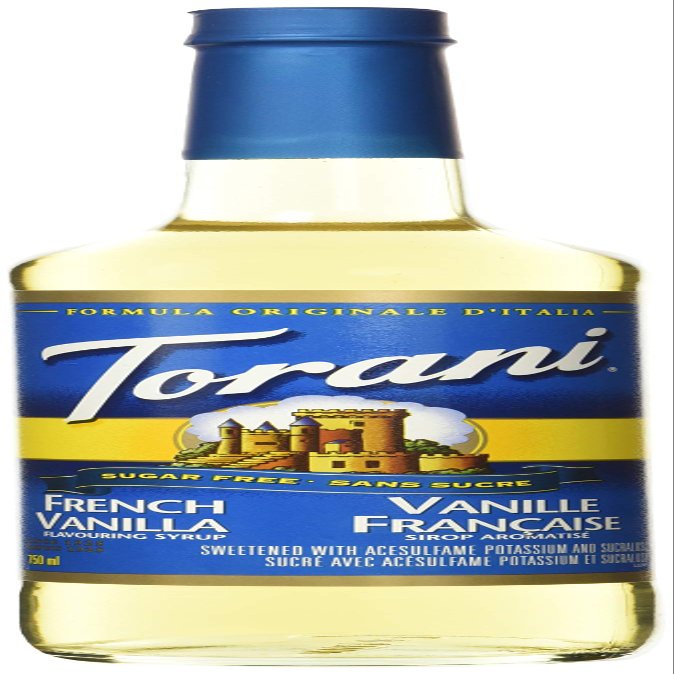 Torani Sugar Free French Vanilla Syrup, 25.35 Oz