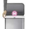 simplehuman Code M 60 Count, Dispenser Pack Custom Fit Liners, Drawstring Trash Bags, 45 Liter / 11.9 Gallon, White view 4