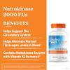 Doctor's Best Nattokinase 2000 FU Supplement for Men & Women - Supports Blood Flow, Heart Health, & Healthy Circulation, Nattokinase Enzyme Sourced from Japanese Natto, Capsule Form - 90 Veg Caps view 3