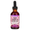 Bluebonnet Nutrition Liquid Vitamin B12 & Folic Acid, for Energy Boost*, Soy-Free, Gluten-Free, Dairy-Free, Vegan, 400 mcg of Folic Acid & 1000 mcg of Vitamin B12 Per Serving, 2 fl oz, 59 Servings view 1