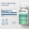 SOLARAY Nattokinase Supplement 1250 FU for Men & Women - Digestive Natto Enzymes, Heart Health & Circulation Support, Nattokinase Capsules 100 mg, Enteric Coated - 30 Veg Caps view 2