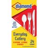 Diamond Assorted Heavyduty Tableware, 24 Count view 1