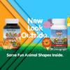 NaturesPlus Animal Parade DHA Children's Chewables - Natural Cherry Flavor - 90 Chewable Animal-Shaped Tablets - Omega 3 Fatty Acid Supplement - Gluten Free - 30 Servings view 2