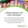 NaturesPlus Animal Parade DHA Children's Chewables - Natural Cherry Flavor - 90 Chewable Animal-Shaped Tablets - Omega 3 Fatty Acid Supplement - Gluten Free - 30 Servings view 3