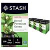 Stash Tea Decaf Premium Green Tea - Decaf, Non-GMO Project Verified Premium Tea with No Artificial Ingredients, 18 Count (Pack of 6) - 108 Bags Total view 1