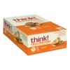 think! Protein Bars, High Protein Snacks, Gluten Free, Sugar Free Energy Bar with Whey Protein Isolate, Creamy Peanut Butter, Nutrition Bars without Artificial Sweeteners, 2.1 Oz (10 Count) view 1
