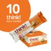 think! Protein Bars, High Protein Snacks, Gluten Free, Sugar Free Energy Bar with Whey Protein Isolate, Creamy Peanut Butter, Nutrition Bars without Artificial Sweeteners, 2.1 Oz (10 Count) view 2