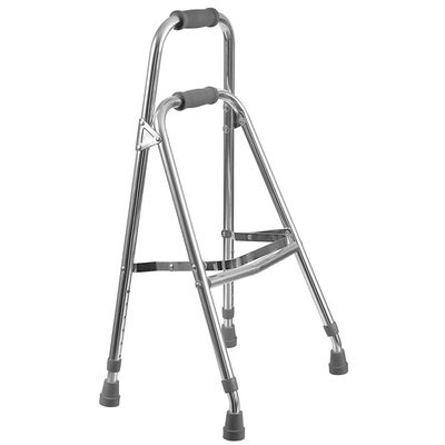 DMI Folding Hemi-Walker Provides Support, Aluminum, Silver, 30'- 35', FSA & HSA Eligible, Lightweight, Superior Support, Comfortable Hand Grips, Easy To Open And Close