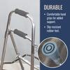 DMI Folding Hemi-Walker Provides Support, Aluminum, Silver, 30'- 35', FSA & HSA Eligible, Lightweight, Superior Support, Comfortable Hand Grips, Easy To Open And Close view 4