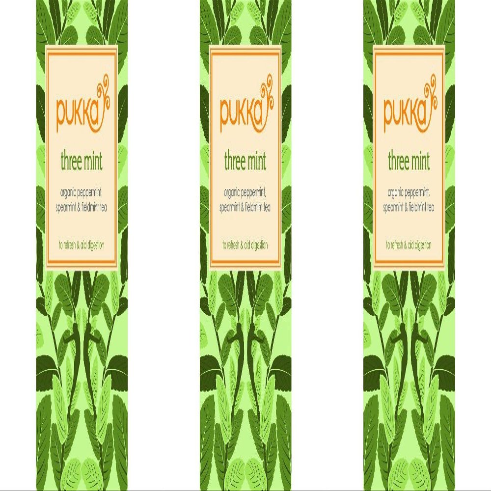 (3 PACK) - Pukka Herbs - Triple Mint Tea | 20 sachet | 3 PACK BUNDLE