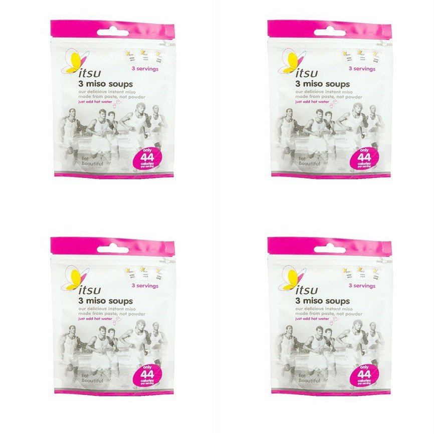 (4 Pack) - Itsu - Miso Soup Pouch Original | 75g | 4 Pack Bundle