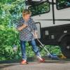 Camco Adjustable Broom and Dustpan - Portable & Compact Full Size Broom - Adjusts from 24-52 Inches, Ideal for RV, Marine, and Home Use (43623-A) view 2