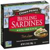 Crown Prince Two Layer Brisling Sardines in Extra Virgin Olive Oil, 3.75-Ounce Cans (Pack of 12) view 1