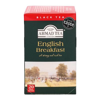 Ahmad Tea English Breakfast Tea, 20-Count Boxes (Pack of 6)