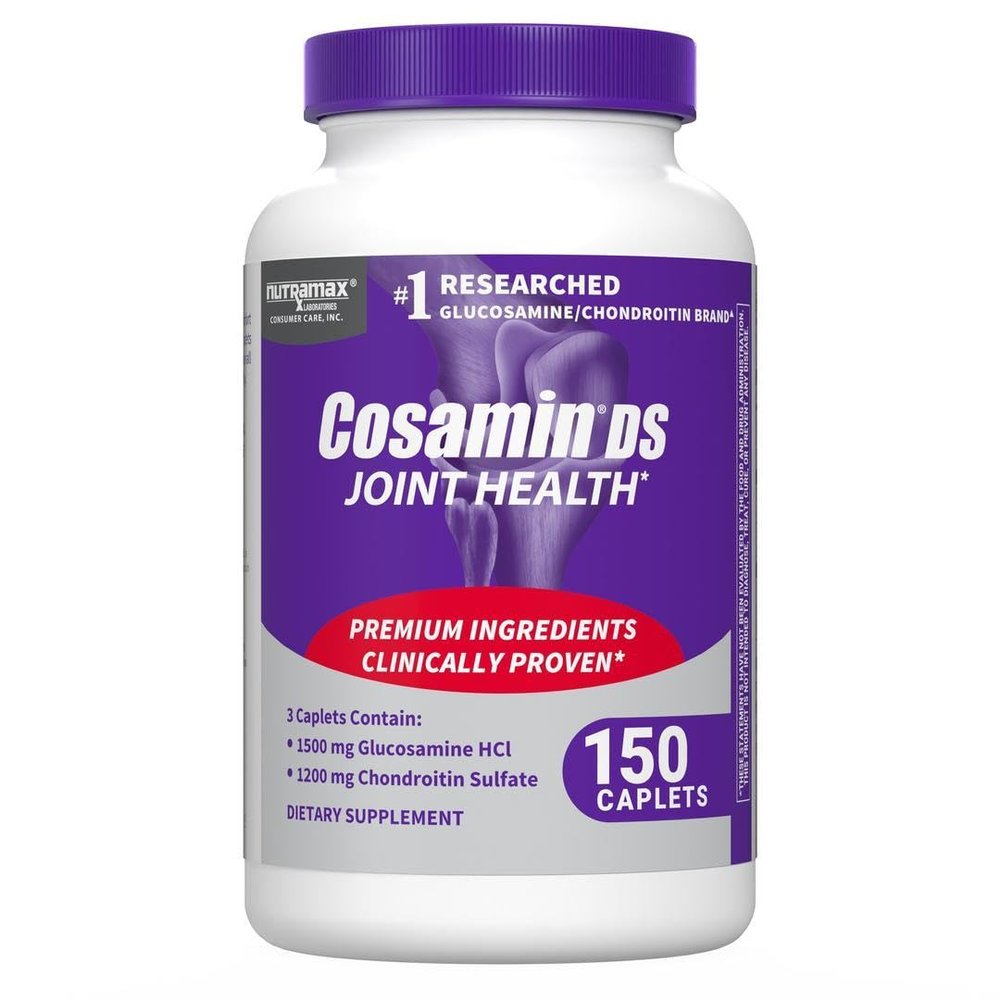 Nutramax Laboratories Cosamin DS Joint Health Supplement with Glucosamine & Chondroitin for Adult Men & Women, Joint Supplement, 150 Caplets