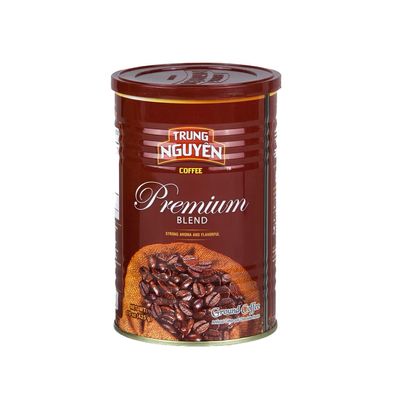 Trung Nguyen  Premium Blend  Roasted Ground Coffee Blend  Strong and Bold  Arabica & Robusta  Chocolate Flavor  Vietnamese Coffee 1 Can (15 oz)