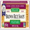 Edward & Sons Organic Vegetable Brown Rice Snaps - Oven Baked, Whole Grain, Gluten Free, No Added Oils, Low Fat, Sodium Free, Non-GMO Project Verified, USDA Organic - 3.5 Oz (Pack of 12) view 1