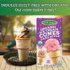 Lets Do Organic Ice Cream Cones - Sugar Cones for Ice Cream, Mini Ice Cream Cones, Ice Cream Cups, Crispy Cones, Mini Cake Cones - 1.2 Oz (Pack of 12) view 3