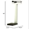 Health o meter Professional 400KL Mechanical Beam Medical Scale Physician Balance, Alloy Steel, White view 2