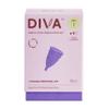 DIVA Cup - Medical Grade Silicone Cup for Period Care - Reusable Menstrual Cup - Up to 12 Hours of Continuous Wear - Model 1 (for Medium to Heavy Flow) view 1