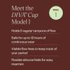 DIVA Cup - Medical Grade Silicone Cup for Period Care - Reusable Menstrual Cup - Up to 12 Hours of Continuous Wear - Model 1 (for Medium to Heavy Flow) view 3
