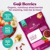 Navitas Organics Goji Berries  For Smoothies, Trail Mix, Baked Goods, Oatmeal & More  Vitamin A, Antioxidants, Fiber  Wolfberry - USDA Organic, Non GMO, Gluten Free, Vegan (16oz. Bag, 15 Servings) view 3