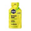 GU Energy Original Sports Nutrition Energy Gel, Vegan, Gluten-Free, Kosher, and Dairy-Free On-the-Go Energy for Any Workout, 24-Count, Lemon Sublime view 1