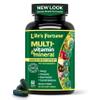 Life's Fortune Multivitamin & Mineral 60 Tablets, All Natural Energy Source Supplying Whole Food Concentrates, Antioxidants, Amino Acids, Enzymes, Trace Minerals & More view 1