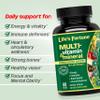 Life's Fortune Multivitamin & Mineral 60 Tablets, All Natural Energy Source Supplying Whole Food Concentrates, Antioxidants, Amino Acids, Enzymes, Trace Minerals & More view 3