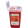 Covidien Sharps 1 Quart Sharps Container Flip Top view 1