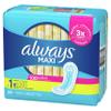 Always Maxi Feminine Pads for Women, Regular Absorbency, 24 Count, No Wings, Unscented (24 Count) view 1