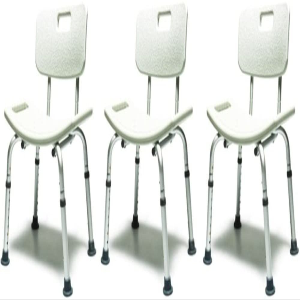 Lumex Bath Seat With Back Standard Gray